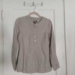 Grey Linen blouse